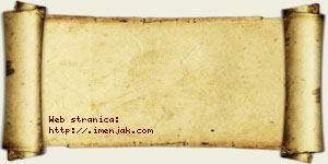 Hana Belić vizit kartica